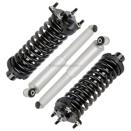 - Front Strut Assembly w/ Rear Shock Absorber Set For Jeep Liberty KJ 2002-2008