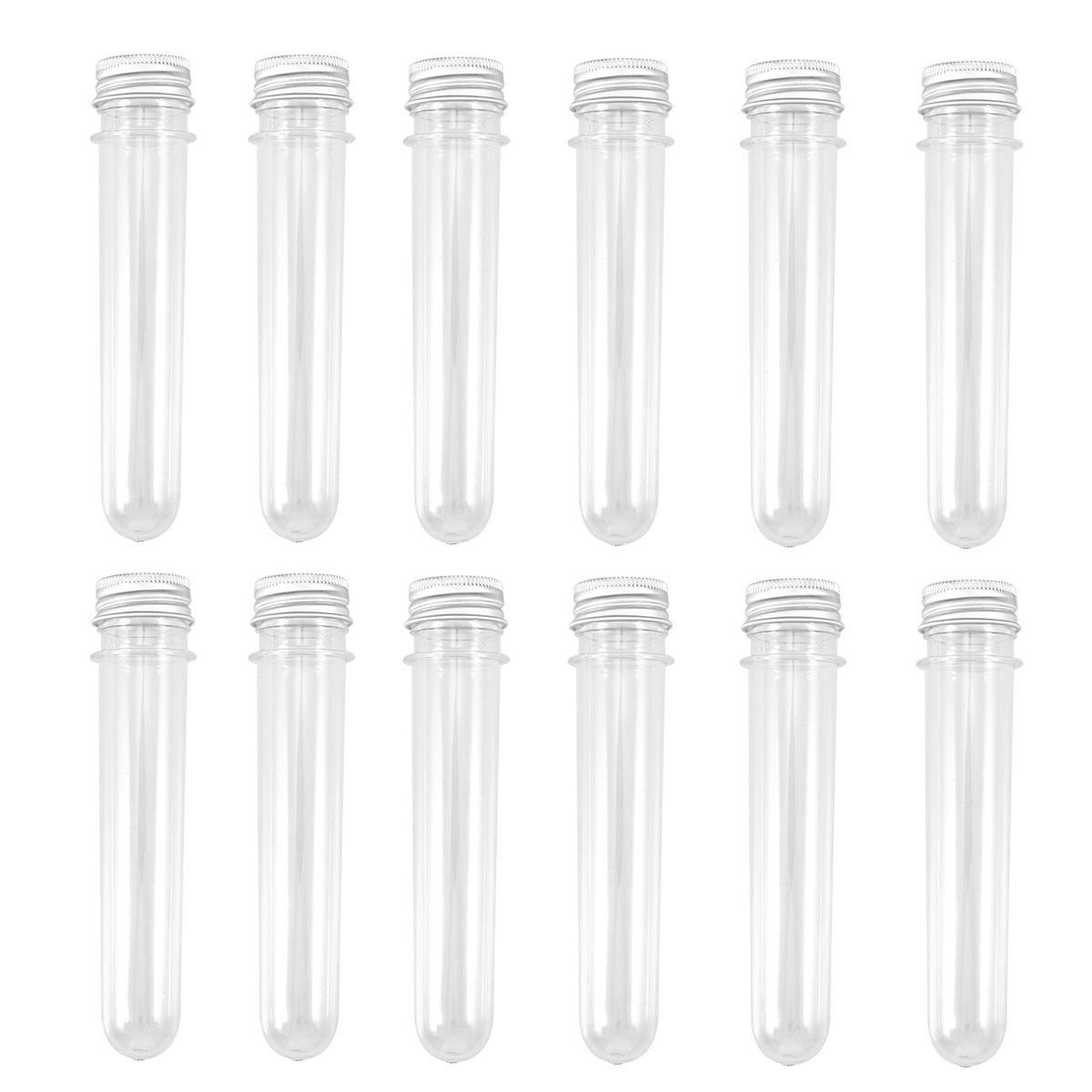 Frcolor 12 Pcs Multifunctional Plastic Test Tube Cosmetic Travel Lotion
