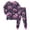 Dark Purple, variant on NOEGOEU Halloween Pajamas Kids Boys Girls Funny Graphic Long Sleeve Sleepwear Set 2-9 Years (Dark Purple,5-6 Years)