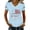 Light Blue(250Â anniversary usa flag), variant on 4th Of July Shirts for Women Short Sleeve Funny V Neck Patriotic 250 anniversary usa flag Tees Retro Summer July 4th Celebration Tee Tops Red M
