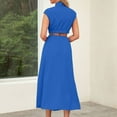 thumbnail image 4 of Robe Sans Manches pour Femmes Été Décontractée en Vrac Robes Longues à la Mode, 4 of 4