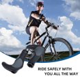 thumbnail image 4 of 1 par de puños de manillar de bicicleta, diseño ergonómico, doble bloqueo de aluminio, puños de bicicleta de montaña, puños de bicicletas urbanas plegables de descenso, puños de scooter Xemadio 222095, 4 of 9