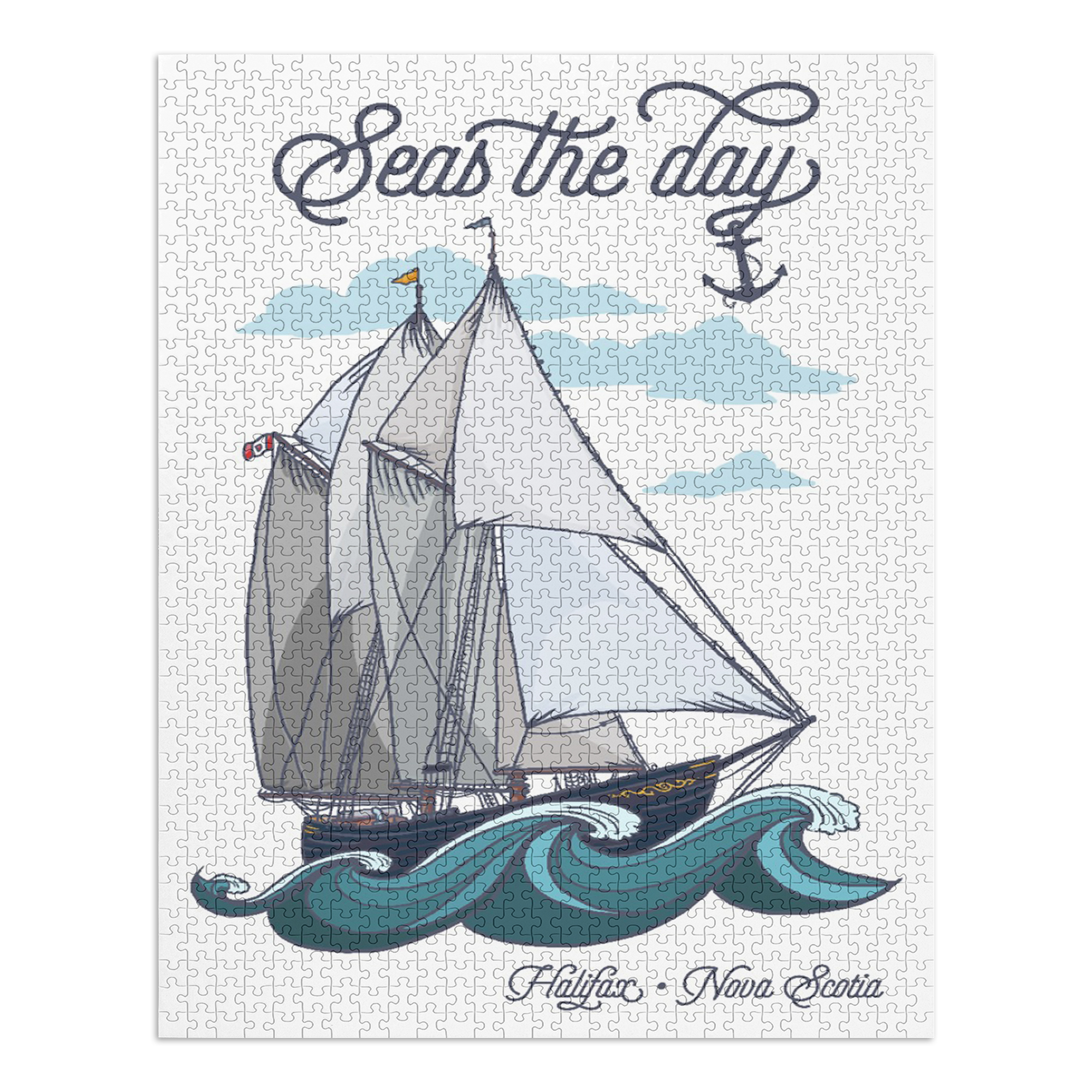 Halifax, Nova Scotia, Seas the Day, Bluenose Schooner (1000 Piece