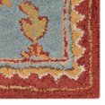 thumbnail image 4 of Rugsotic Carpets Hand Tufted Wool Eco-Friendly 5'x8' Area Rugs Rectangle Red Blue Oriental High Pile Thick Handmade Anti Skid Indoor Rug for Living Room, Bedroom K00683, 4 of 5