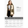 thumbnail image 6 of Orolay Women's Puffer Down Jacket Fleece Down Coat Hooded Jacket Olive 2XL, 6 of 6