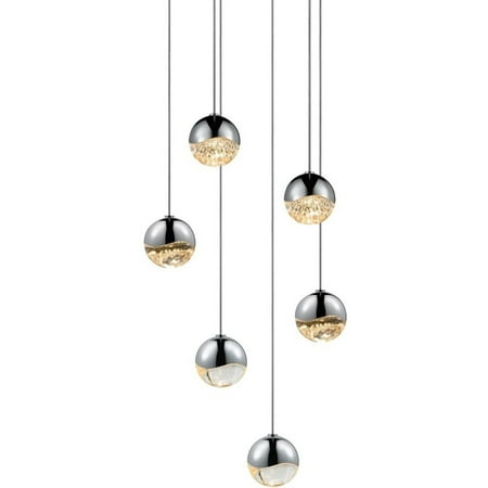 

Sonneman Lighting SON-2915.01-SML 6-Light Round Small LED Pendant