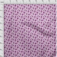 thumbnail image 3 of oneOone Cotton Jersey Pink Fabric Florals Fabric For Sewing Printed Craft Fabric By The Yard 58 Inch Wide-JDQ, 3 of 4