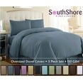thumbnail image 2 of Neutral Solid Color 3-Piece Duvet Cover Set by Southshore Fine Linens, 2 of 6