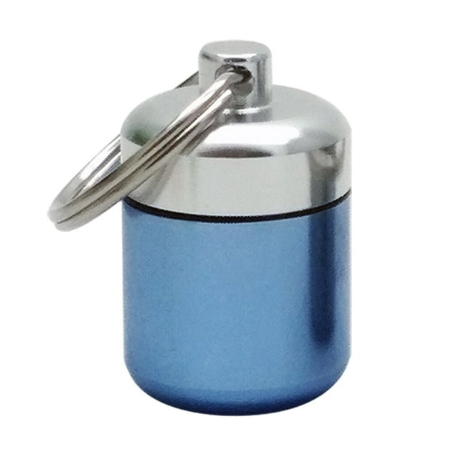 Caja Llavero Botella Tabletas Contenedor Impermeable Azul Billuyoard Type3 NO3
