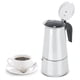 thumbnail image 3 of Juego de cafetera eléctrica de acero inoxidable - 450 ml, enchufe UE 220-240 V, 3 of 10