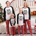 thumbnail image 1 of Christmas Gift for Family Letter Print Mom Daughter Dad Son Matching Outfits Casual Loose Sleepwear New Year Clothes Family Look, 1 of 3