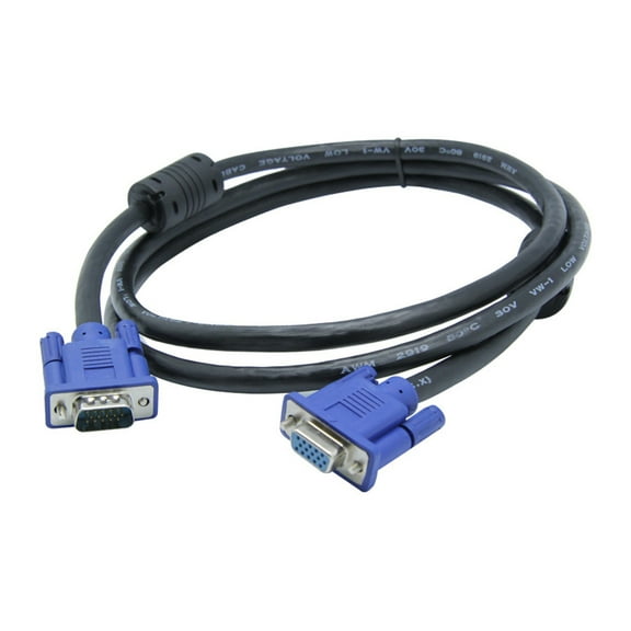 Anvazise VGA Extension Cable Practical HD-compatible 150/300cm Male to Female Extender Cord Adapter for Computer
