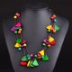 thumbnail image 3 of EeaseMX Collar multicapa con colgante geométrico triangular de estilo bohemio para niñas y mujeres., 3 of 8