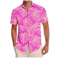 thumbnail image 5 of Yaoyar Mens Hawaiian Shirts Short Sleeve Casual Floral Button Down Tropical Shirt Summer Holiday Beach Aloha Hawaii Shirt, 5 of 6