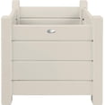 thumbnail image 2 of Esschert Design Square Planters, Set of 2, White, 2 of 2