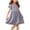 Purple, variant on WRKEKC Girls Casual Dresses Short Sleeve Round Neck Floral Print Cotton Blend Loose Flowy Dress for 2-15 Years