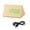 Bamboo Color Green Light#, variant on Manunclaims Digital Wooden Alarm Clock, Electronic LED Time Display, Sound Control & Brightness Adjustment & Temperature, Good for Bedroom, Bedside, Desk, Office, Kids and Families