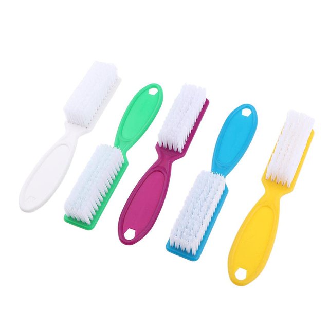 Long Handle Nail Scrub Cleaning Brush Set for Toenails and Fingernails Cleaner, 5PCS, Multi-color, Convenient & Comfortable