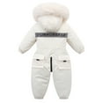 thumbnail image 4 of Toddler Snowsuit Baby Boys Girls Ski Suit Waterproof Coats Jackets Jumpsuits Warm Lined Winter Baby Essentials for and Toddlers 3T, 4 of 9