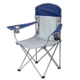 thumbnail image 1 of Ozark Trail Comfort Mesh Chair, Holds up to 225lbs, 600D Polyester,  Blue Color, 1 of 6