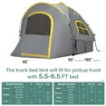 thumbnail image 2 of Carpa impermeable GoHimal PU2000mm para camioneta de 6.5 ft, 2 of 7