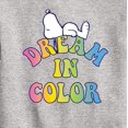 thumbnail image 3 of Peanuts - Dream In Color - Toddler & Youth Crewneck Fleece Sweatshirt, 3 of 6