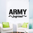 thumbnail image 3 of Army Boyfriend - Signage Army Boyfriend Military Soldiers Troops Vinyl Wall Art Sticker Wall Decal Home Room Bedroom Living Room Office Area Study Area Decoration Design Decor Size (16x40 inch), 3 of 3