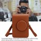 thumbnail image 3 of Funda para Cámara ANGGREK Mini Evo Funda Protectora de Piel Sintética con Correa Ajustable para el Hombro, 3 of 8