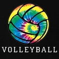 thumbnail image 3 of CafePress - Tie Dyed Volleyball T Shirt - Dark T-Shirt Kids XS-XL, 3 of 4