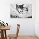 thumbnail image 5 of Arte de la pared de la lona, arte de la pared del lobo animal arte de la pared del lobo lienzo pintura al óleo claridad notable, 5 of 6