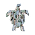 thumbnail image 6 of Driftwood Turtle Art Sculpture for Home Decor - Wall Figurine Accent for Bathroom, Living Room, or Office Space - Coastal Ornaments for Shelf Styling or Coffee Table Display - 12", Blue & Green, 6 of 8