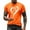 Orange, variant on Japanese Orange Print Design Graphic T Shirt Short Sleeve Crewneck Casual Tee for Men Daily Wear Comfortable Fabric
