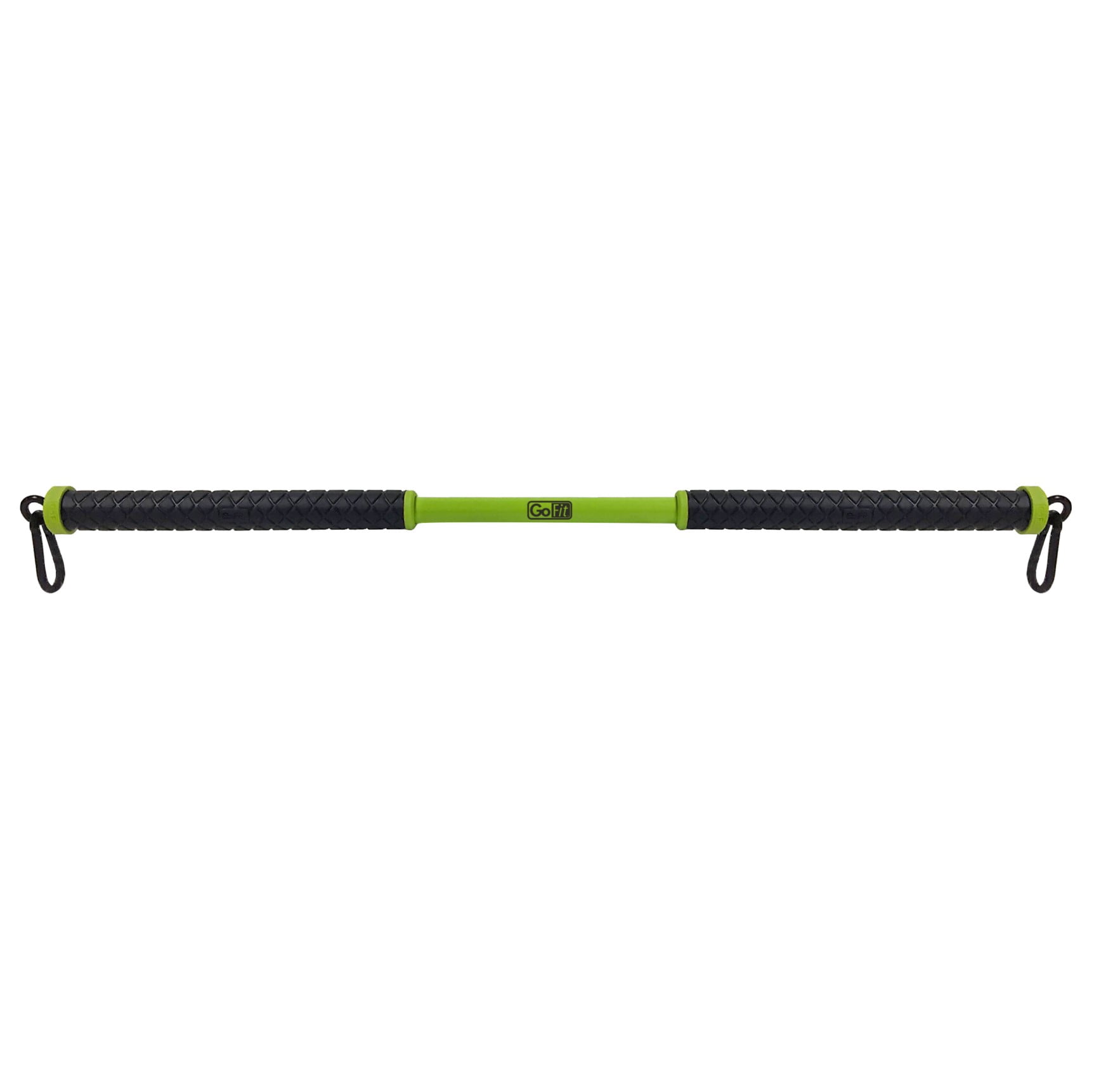 GoFit Resist-a-Bar – Workout Resistance Band Bar for Home Gym, 20-100 lbs
