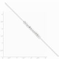 thumbnail image 2 of 925 Sterling Silver Solid Polished Fancy Ringed Anklet 10 Inch Spring Ring Jewelry Gifts for Women, 2 of 3
