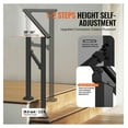thumbnail image 3 of Handrails for Outdoor Stairs - 1-2 Step Handrail for Seniors, Black Square Steel - Porch, Deck, Stairway Support, 3 of 7