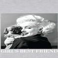 thumbnail image 3 of Marilyn Monroe - Pop Culture Icon - Pugs Are A Girl's Best Friend - Juniors Fitted Graphic T-Shirt, 3 of 5