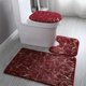 thumbnail image 3 of Set de Alfombra de Baño Pequeño Pelo de Conejo Inodoro Caliente Set de 3 Piezas Baño Alfombra de Cubierta Alfombra Alfombra de Baño Alfombra de Piso Alfombra de Pie Cómoda Absorbente, 3 of 6