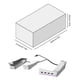 thumbnail image 2 of Soporte horizontal con 14 modos de luz y 4 concentradores USB Soporte de consola para PS5 Slim, 2 of 9