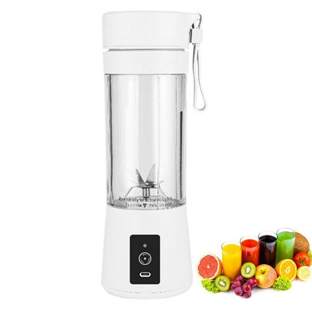 Licuadora portátil recargable por USB, licuadora pequeña de una sola porción, licuadora de tamaño personal, licuadora de viaje, taza exprimidora