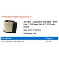 thumbnail image 2 of Air Filter - Compatible with 2017 - 2019 Ford F-250 Super Duty 6.7L V8 Turbo Diesel 2018, 2 of 2