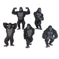 thumbnail image 3 of Figura de juguete coleccionable Fitness Gorilla Black Anime, 5 unidades, 3 of 5