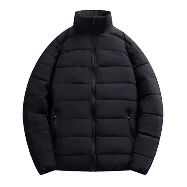 PMUYBHF Male Mens Winter Coats with Hood Male Winter Warm Plush