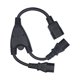 thumbnail image 2 of Servidor UPS C14 A 2 C13 Y Splitter Cable Adaptador 10A 250V 2500W Baoblaze Cable de alimentación, 2 of 8