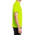 thumbnail image 3 of Hanes High Visibility Safety T-Shirt for Men - GR52, Short Sleeve Crewneck Hi Vis Orange and Green Tee, XL, Pack 2, 3 of 6