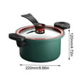 thumbnail image 2 of Nrmrqz Pressure Canner Non-Stick Pressure Cooker – Fast Meal Prep Pot Pressure Cooker, 2 of 6