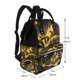 thumbnail image 2 of Disketp Urban Graffiti Scorpion Illustration Mochila de Pañales de Gran Capacidad con Múltiples Bolsillos, Mochila de Viaje Multifuncional para Bebé, Unisex, Moderna y Resistente, 2 of 6