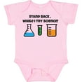 thumbnail image 3 of Inktastic Stand Back, While I Try Science Boys or Girls Baby Bodysuit, 3 of 5