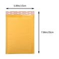 thumbnail image 3 of Miangastore Mailing Bubble Envelopes Yellow 50Pcs 7.9x5.9in, 3 of 8