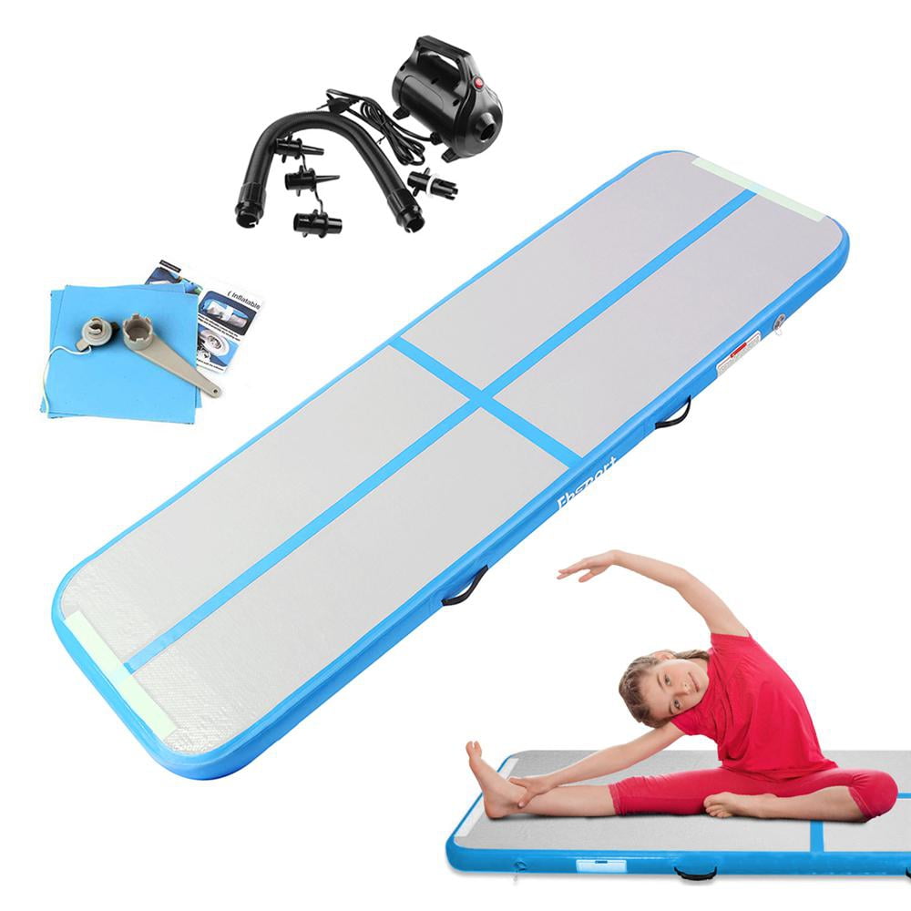 3/4/5/6M Inflatable Air Track Floor Taekwondo Gymnastics Pad Tumbling Mat+Pump 
