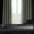 thumbnail image 2 of Half Price Drapes Porcelain White Signature Velvet Blackout Curtains for Bedroom(1 Panel), 50WX 63L, 2 of 12